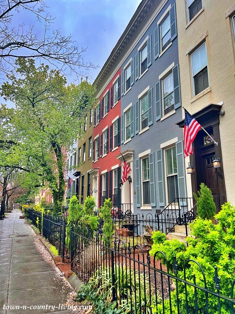 street in Capitol Hill neighborhood of Washington, DC
