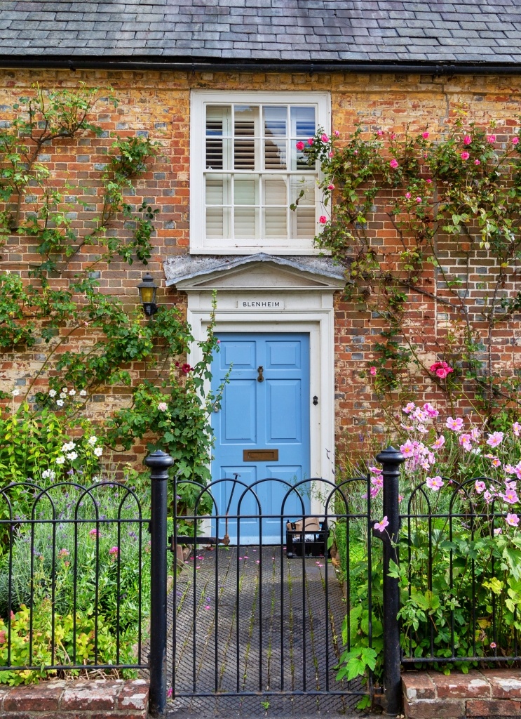 English garden in front yard 