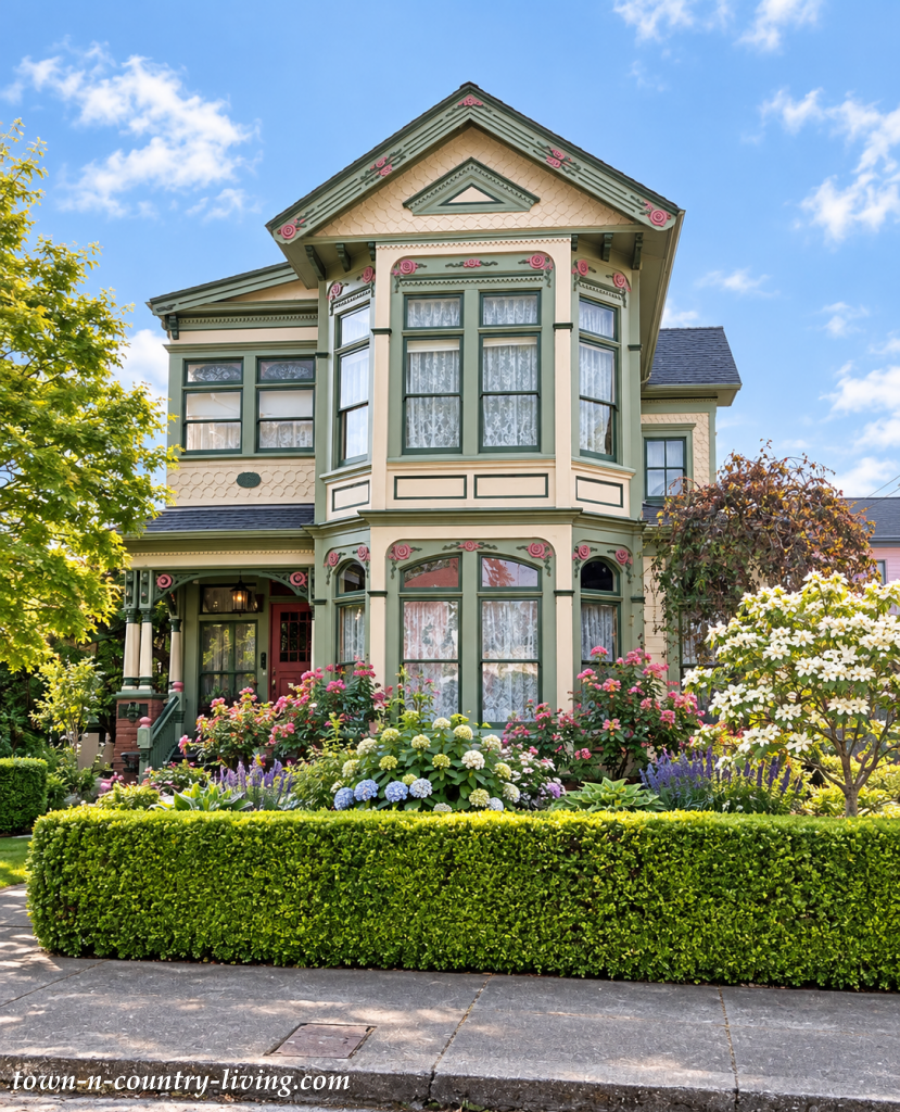front yard garden in Ferndale, CA