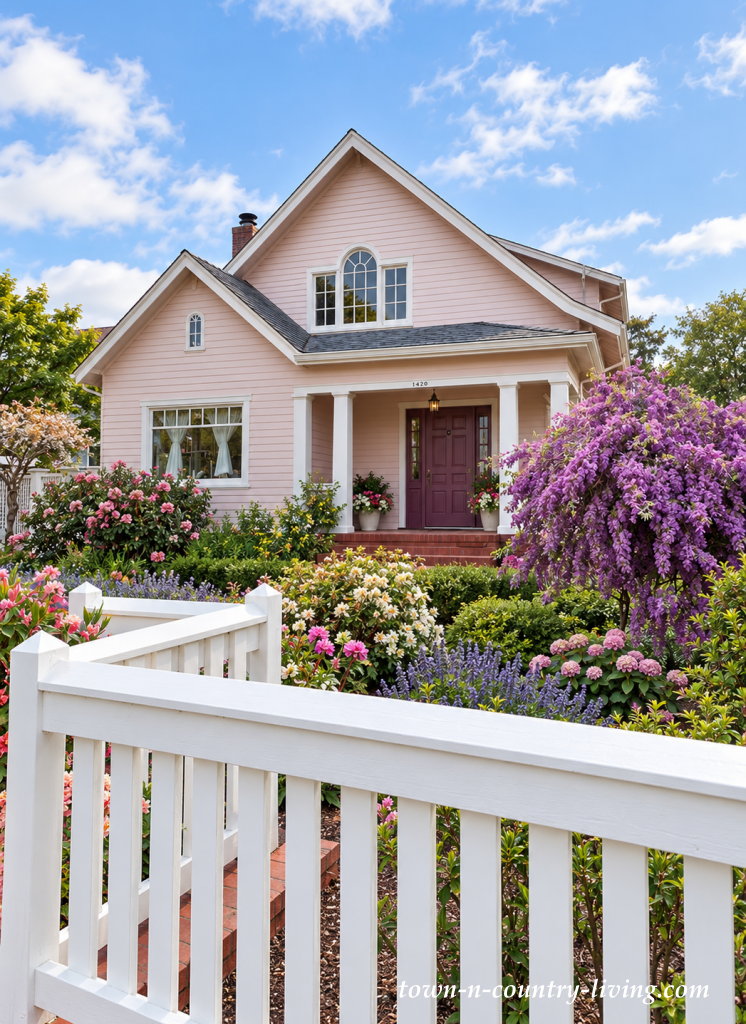 front yard garden in Ferndale, CA